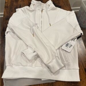 Zyia White Mave 1/4 Zip Jacket Medium